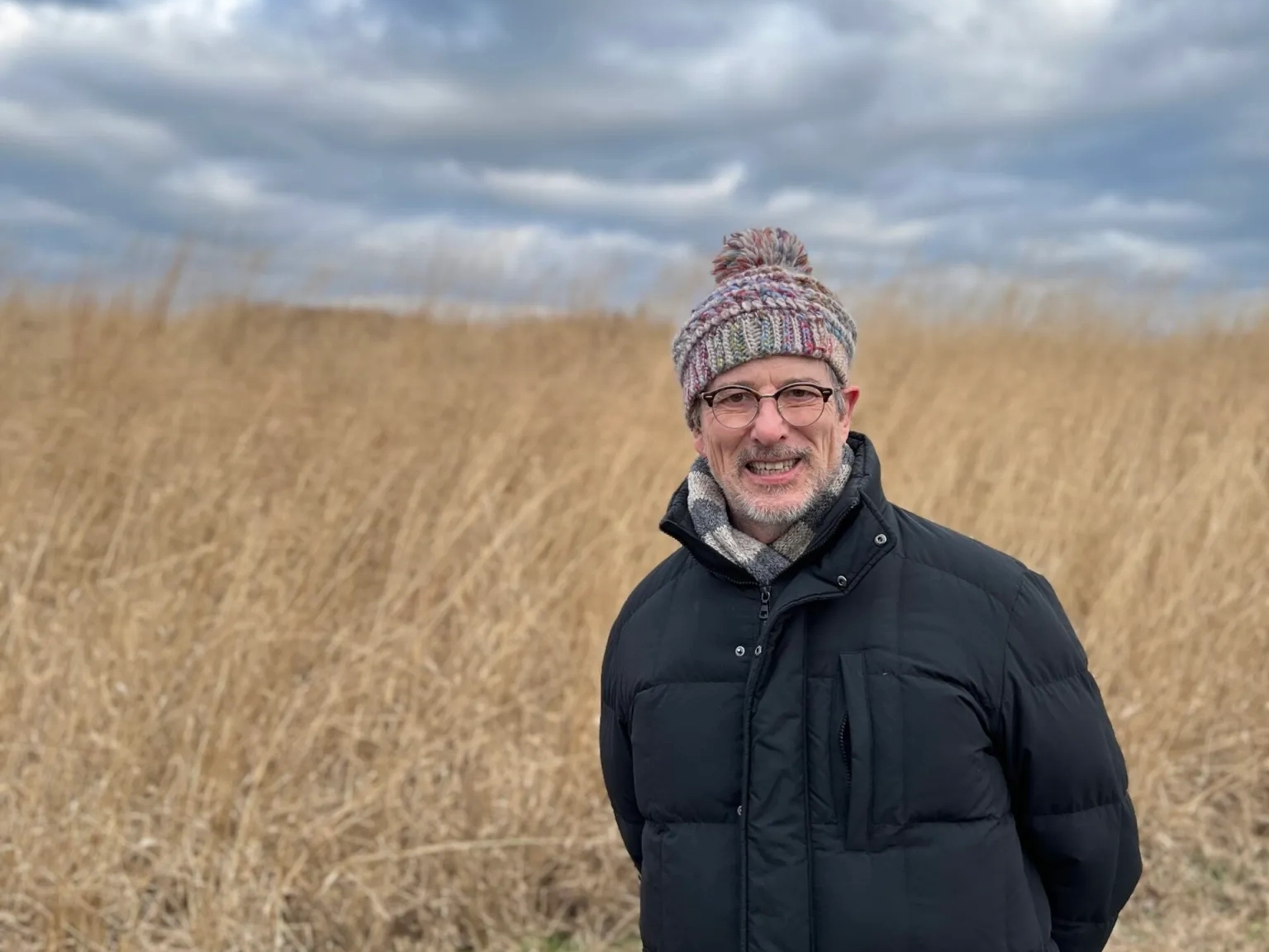 Bruce Ballard taking a walk in Croton Point Park on New Year's Day 2024